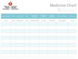 11 Daily Medication Schedule Templates Word Excel Formats