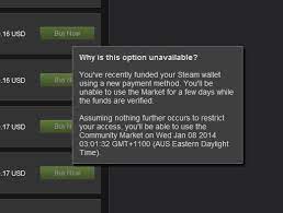 Maybe you would like to learn more about one of these? Will I Be Able To Purchase Items From Steam Market After Additional Credit Transfer Arqade