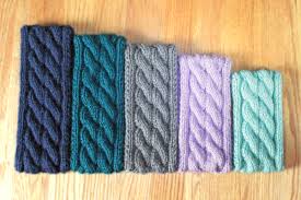 Cable Ear Warmer Headband Knitting Pattern