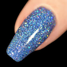 Nail Polish Tagged Light Blue Holo Taco
