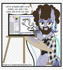 Current price is $14.49, original price is $16.95. Kellythedrawinguni Bat Pony Bob Ross Clothes Easel Discord Mlp Bob Ross Memes Hd Png Download 1024x1105 306837 Pngfind
