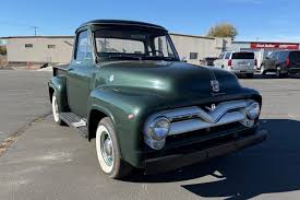Image result for Dark Green 1955 Truck