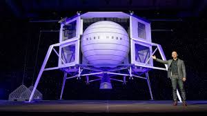 Our unique ring fin shifted the center of pressure. Jeff Bezos Unveils Blue Moon Lander As Next Step To A Space Colony Future