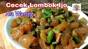 Maybe you would like to learn more about one of these? Cecek Lombok Ijo Ala Warteg Youtube