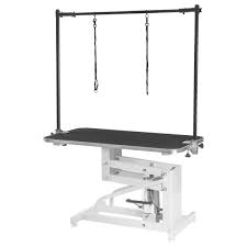 Xtremepowerus Pet Hydraulic Grooming Table Z Lift Height Adjustable Grooming Table Dog Cat Bunny Height Adjustable Home And Garden Home Decor