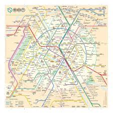 Réseau express régional and paris. Transitmaps Paris Metro Map Paris Map Paris Metro