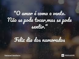 O Amor E Como O Vento Nao Se Natanael Bonifacio