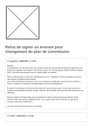 Dans ce cas, les primes et gratifications exceptionnelles ou annuelles sont prises en compte en proportion du temps de travail effectué. Https Www Experatoo Com Contrat De Travail Refus De Signer Un Avenant Pour Changement Du Plan De Commission 78268 Doc Pdf