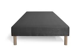 Bois massif provenant de forêts gérées de façon. Ensemble Matelas Memoire De Forme Sommier Gris 90x200 Memo