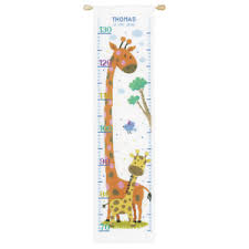 Details About Vervaco Counted Cross Stitch Kit Height Chart Giraffe Pn 0147359