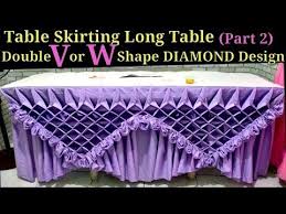 Russian mobsters — the vor v zakone or thieves in law — are a powerful bunch. Table Skirting Double V Or W Shape Diamond Design Table Skirting Diamond Tutorial Diamond Style Youtube Table Skirt Table Cloth Decorations Table Design