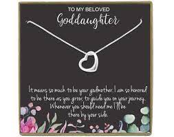 Free returns 100% satisfaction guarantee fast shipping Goddaughter Gifts Goddaughter Necklace Confirmation Gift Etsy