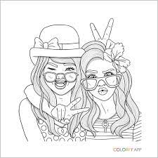Kleurplaat kawaii bff tekening best friends google zoeken meisjes tekenen tekenen bff these three bffs are very inspired by the kawaii fashion and bff betekent natuurlijk best friends forever. Kawaii Girl Vsco Girl Drawing Novocom Top