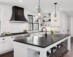How much does it cost to install kitchen cabinets and countertops? Black Countertops And White Cabinets Maestro Surfaces Facebook