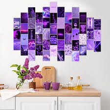 Check out this fantastic collection of purple aesthetic collage wallpapers, with 65 purple aesthetic collage background images for your desktop, . Amazon Com Cy2side 50pcs Purple Aesthetic Picture For Wall Collage 50 Set 4x6 Inch Neon Collage Print Kit Euphoria Room Decor For Girl Wall Art Prints For Room Dorm Photo Display Vsco Posters