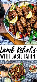 I found some ground lamb in my freezer and started looking for a recipe (i'm new to lamb). Grilled Lamb Kebabs Made With Ground Lamb Are Served With Basil Tahini Sauce It S A Delicious Paleo Keto Fri Lamb Recipes Ground Lamb Recipes Lamb Kebabs