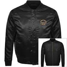 Armani Collezioni Emporio Armani Reversible Bomber Jacket Black Armanicollezioni Cloth Armani Collezioni Black Bomber Jacket Emporio Armani