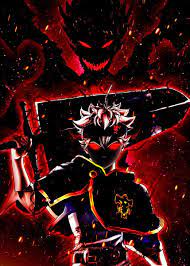 Asta Black Clover Poster By Hans Skon Displate In 2021 Demon King Anime Black Clover Manga Black Clover Anime
