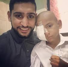 Maybe you would like to learn more about one of these? Amir Khan Takes Time Out To Visit Boy With Tumour Daily Mail Online