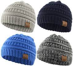 Amazon Com Durio Beanie Winter Baby Beanies Knitted Beanie Hat Thick Warm Baby Boy Hats Baby Gifts Fall Toddl Baby Winter Cool Baby Clothes Winter Hats Beanie