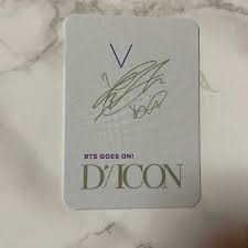 Check spelling or type a new query. Bts Goes On Dicon Deluxe Ver Official Photo Card Pc Bangtan V Taehyung A4 In 2021 Taehyung V Taehyung Bts