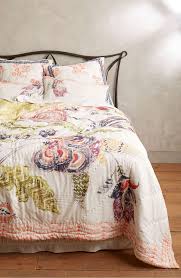 Main Image Anthropologie Woodblock Floral Quilt In 2020 Anthropologie Bedding Floral Quilt Bedding Beautiful Bedding