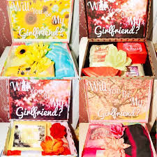 Birthday Gift Box Ideas For Girlfriend Will You Be My Girlfriend Gift Box Youarebeautifulbox Girlfriend Gift Box Girlfriend Gifts Will You Be My Girlfriend
