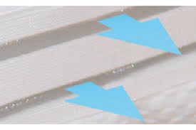 Babymatratze mit belüftungskanälen für eine gute luftzirkulation. Grosana Matratze Airflex Spring Comfort