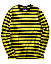 Black And Yellow Striped Long Sleeve Shirt Zengjo Striped Long Sleeve Shirt Yellow Black Cotton Stripe T Shirts For Men S Black Yellow Wide In 2020 Striped Tee Shirts Black Striped Shirt Yellow Striped Shirt