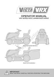 So if you need a trusted source you can count on to get you the parts you. Victa Vrx Series Operator S Manual Pdf Download Manualslib