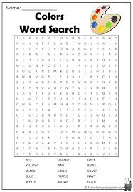 Slide the strip up and down to make words. Colors Word Search Monster Word Search
