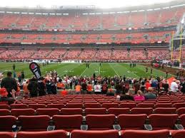 firstenergy stadium section 136 row 15 home of cleveland