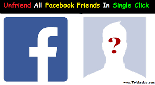 If you've had a facebook account for a long time, you might have a lot of. Unfriend All Facebook Friends In One Click Online