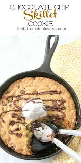 Chocolate Chip Skillet Cookie Is A Simple And Easy Dessert Take A Classic Cookie Recipe A Skillet Chocolate Chip Cookie Classic Cookies Recipes Skillet Cookie