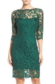 Free Shipping And Returns On Tadashi Shoji Embroidered Lace Sheath Dress At Nordstrom Com Luxe Embroidery Adorn Lace Evening Gowns Lace Dress Women Lace Dress