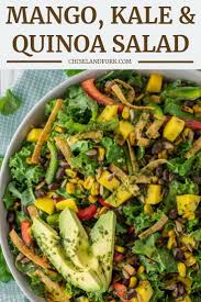 Kale Mango Salad Recipe Chisel Fork Recipe Mango Salad Salad Recipes Salad Recipes Low Carb