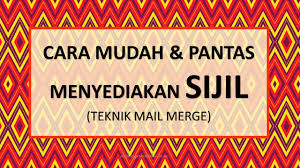 Perhimpunan gabungan pertama telah diadakan pada 4hb januari 2013, di mana perlantikan pengawas telah diadakan. Cara Mudah Pantas Menyediakan Sijil Teknik Mail Merge Raihan Jalaludin S Blog