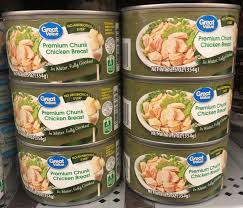 Use leftover chicken breast in this substantial healthy soup. 6 Cans Great Value Cooked Premium Chunk Chicken Breast Meat In Water 12 5 Oz Ebay