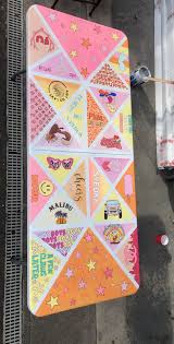 Girly Pong Table In 2020 Beer Pong Table Painted Beer Pong Table Designs Beer Pong Table Diy