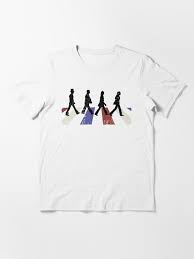 Abe, John, Tom, and George Presidents Walking Abbey Road Essential T-Shirt