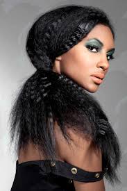 Crimped lines on dark black hair look adorable! Crimped Hairstyles Are Fashionable