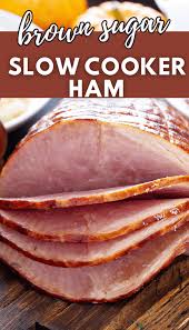 That's right… this maple it's actually so simple to heat a precooked ham in a crock pot! Brown Sugar Glazed Crock Pot Ham Filter Free Parents