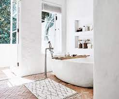 Need rustic vanities for your bathroom? A Modern Rustic Mediterranean Bathroom Mediterranean Bathroom Mediterranean Style Bathroom Bathroom Design