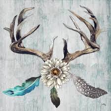 A wide variety of wall decor antlers options are available to you, such as material, use, and source. Feathery Antlers I Canvas Wall Art By Elizabeth Medley Icanvas