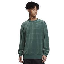 Nike Sb Plaid Velour Sweatshirt In Green Nike Sb Clothing Annscottage Com