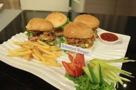 Chicken Schnitzel Burger Masala Tv Chicken Schnitzel Burger Recipes Burger
