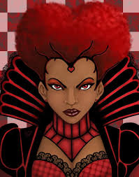 Ebony Queen of Hearts portrait by Shakira Rivers  https://www.patreon.com/kiratheartist?ty=h  http://kiratheartist.deviantart.com/ http://kiratheartist.tumblr.com/  https://www.instagram.com/kira_the_artist/  https://www.facebook.com/ArtOKiraTheArtist ...