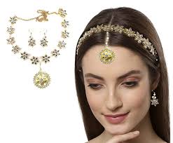 Head Jewelry Ursumy Rhinestone Head Chain