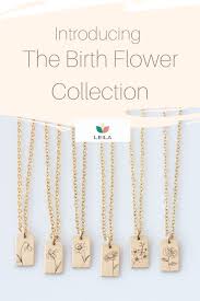 Birth Month Flower Necklace Personalized Birth Flower Necklace Mom Necklace Birth Month Etsy Mom Necklace Diamond Necklace Gift Birth Month Flowers