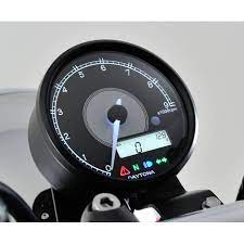 Velona 80mm 9k Multifunction Gauge Analog Rpm Digital Speed Warning Lights Mph Kph Cafe Racer Headlight Cafe Racer Parts Warning Lights